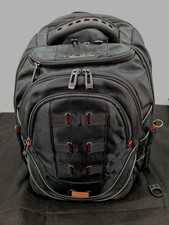 Samsonite Tectonic PFT Laptop Tablet Backpack Black/Red 17-Inch 4 Zip Pockets picture