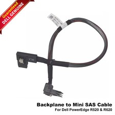 Lot x 2 Dell PowerEdge R520 R620 Backplane To Mini SAS Cable YKG9C 0YKG9C picture