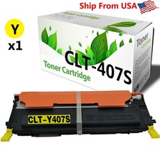 1PK CLT-Y407S CLTY407S Toner Cartridge clt407s for CLP-325W Printer picture