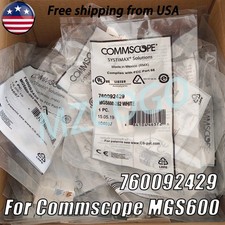For Commscope GigaSPEED X10D MGS600 Series WHITE Cat6a Jack 760092429 Lot of 25 picture
