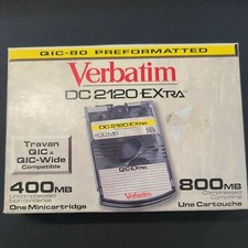 VERBATIM Mini Cartridge 400/ 800 MB DC2120 EXTRA QIC-80 New Open Box NOS picture