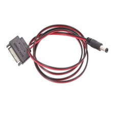 SATA To DC 5.5/2.5 5.5mm 2.5mm Male Converter Power Supply Cable 12V 5A Wire 1m picture