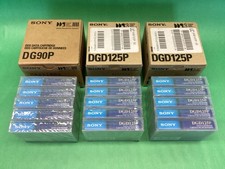 x15 NEW SEALED Sony DDS Data Cartridge Tape x10 DGD125P - x5 DG90P - LOT OF 15 picture