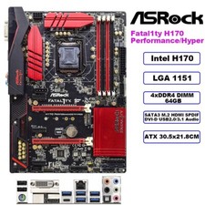 ASRock Fatal1ty H170 Performance/Hyper Motherboard Intel H170 LGA1151 DDR4 64GB picture