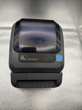 ZEBRA GX420D THERMAL LABEL BARCODE PRINTER | UNTESTED | NO POWER ADAPTER picture