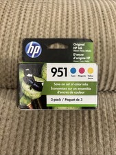 Official HP 951 OEM Color Ink Cartridges 3-Pack Exp Nov. 2022 NEW, Sealed picture