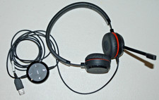Jabra Evolve USB Stereo Headset with Microphone Black / Red HSC016 4999-823-309 picture