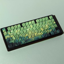 Jaycomia PBT Keycaps 131-Key Cherry Profile Green ISO/ANSI Multi-Language picture