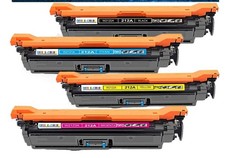 212A Toner Cartridges 4 Pack Replacement for HP 212A Toner Works with HP Colo... picture