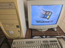 Vintage Computer Pentium 3 Windows 98 And Windows XP For Retro Gaming picture