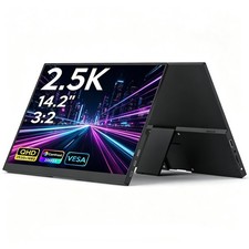 Eviciv 2.5K Portable Monitor 14.2 Inch 2520 x 1680 USB-C HDMI Second Display picture