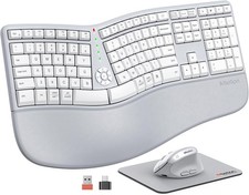 MEETION Ergonomic Keyboard and Mouse, Wireless Keyboard with Vertical Mouse picture