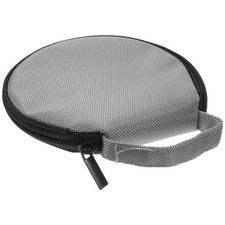 Grey Reusable Cd Protective Case Oxford Cloth Storage Bag with Zipper Closure picture