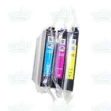 3pk Genuine Epson Claria 202 Color Ink XP-5100 WF-2860 T202220 T202320 T202420 picture
