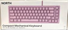 North Base Computer Keyboard - Blue:Compact Mechanical USB-A  Pink picture