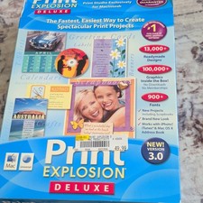Print Explosion Deluxe Version 3.0 Mac DVD Web & Desktop Publishing Software ENG picture