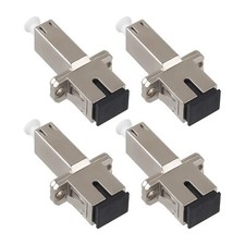 4 Pcs LC to SC Adapter (Female to Female) Fiber Optic Connector Single Mode U... picture