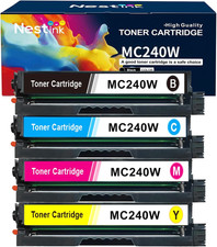 MC240W High Yield Toner Cartridge 4-Pack with Chip for Ricoh M C240FW & P C200W picture