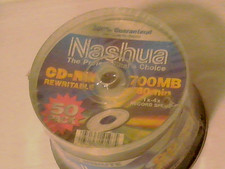 Nashua CD-RW Rewritable High Capacity 700MB 80 Minute 1X-4X Record Speed  50 Pk picture