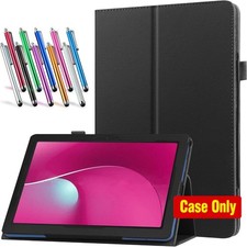 Case for T-Mobile REVVL Tab 2 10.1 Inch Tablet - Lightweight Folio PU Leather Co picture
