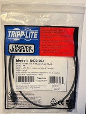 Tripp Lite U030-003 USB 2.0 Gold Cable A Male to 5-Pin Mini-B Male 3ft picture