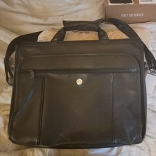 Targus Black Notebook/Laptop Case Shoulder Strap Phone Case Carry On Bag picture