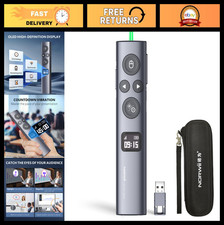 Wireless Presentation Remote, N95s Slide Clicker for PowerPoint, Laser Pointer picture