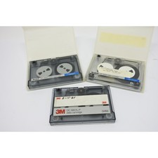 Vintage 3M Data Tape 3pc Lot  DC 300A, DC 600A, DC 300XL/P - QIC 1/4