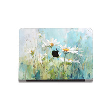 Floral MacBook Case Daisy Laptop Cover, Aesthetic MacBook Pro Air Case picture