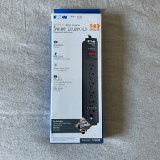 Eaton Tripp Lite TLP606B 6 Outlet Surge Protector Power Strip 6ft Cord 900 Joule picture