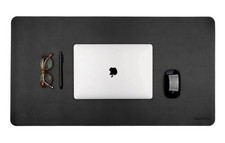 Vegan Leather Desk Mat – Large Office & Gaming Mouse Pad, Desk Pad– Black NEW picture