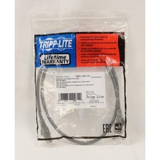 Tripp Lite Cat6 Gigabit Snagless Molded Patch Cable (RJ45 M/M) - Gray, 3-Ft picture