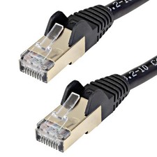 StarTech C6ASPAT7BK 7ft CAT6a Ethernet Cable - 10 Gigabit Category 6a Shielded picture