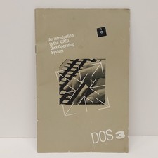 1983 ATARI DOS3 AN INTRODUCTION TO THE ATARI DISK OPERATING SYSTEM  picture