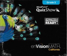 EnVision Math: MindPoint QuizShow Grade 5 PC MAC CD game show questions teams picture