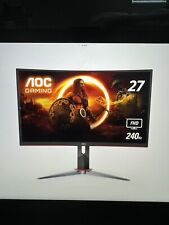AOC C27G2Z 27'' Curved Frameless Ultra-Fast Gaming Monitor Black brand new inbox picture