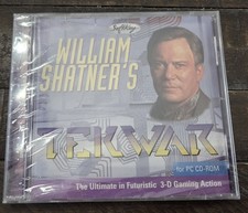 NEW SEALED William Shatner's Tek War Pc CD ROM Game Software 1995 picture