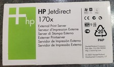 HP Jetdirect 170x External Print Server Parallel 10Base-T Ethernet J3258G New picture