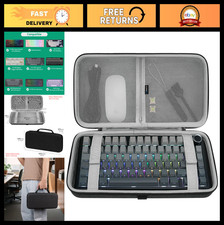 75% Gaming Keyboard Case - Hard Shell Travel Bag for Keychron, Logitech, Aula picture