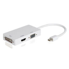 3 In 1 Thunderbolt Mini Display Port DP To HDMI DVI VGA Adapter Cable For Apple picture