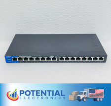 Linksys LGS116PV2 Black 8-Port Desktop Gigabit PoE+ Switch (No Power Adapter) picture