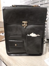 ECOSUSI Black Laptop Briefcase Bag Backpack w/ Straps, Solid, Universal picture