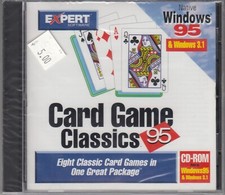 EXPERT SOFTWARE - Card Game Classics 95 for Windows 95 3.1 NEW SEALED picture