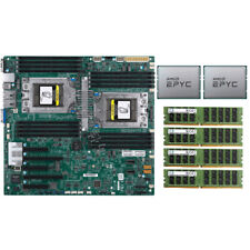 Supermicro H11DSi Motherboard, 2x AMD EPYC 7601 CPU, All Core 2.7GHz, 128GB RAM picture