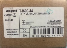 Legrand TJ600-44 Yellow Data Jacks Box of 20 picture