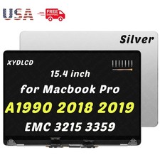 for MacBook Pro A1990 2018 2019 True Tone LCD Screen Display Replacement Silver picture
