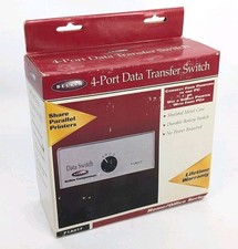 Belkin 4 Port Data Transfer Switch (F1B028E) External Switch Brand New picture