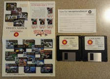 Cascades Mountain Range Screen Saver, Copernicus Software, 1998, Vintage picture