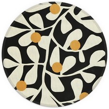 Abstract Matisse Art Groovy Botanical Floral Small Mouse Pad 7.9x7.9 Inches,Wash picture