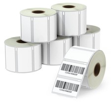 Barcode Labels 2-1/4 x 1-1/4 6 Roll Replace DYMO 30334 DY30334-6 BETCKEY Labels6 picture